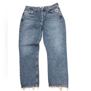 Agolde Blue Distressed Women Jeans